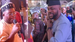 odunlade adekola turn ceo tpumpy mothers urial in lagos as sir shina peters perform