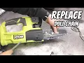 HOW-TO Replace The Chain On 8 RYOBI Chainsaw
