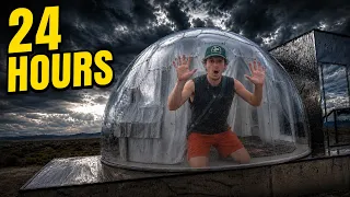 I Spent 24 Hours Trapped in a Glass Dome