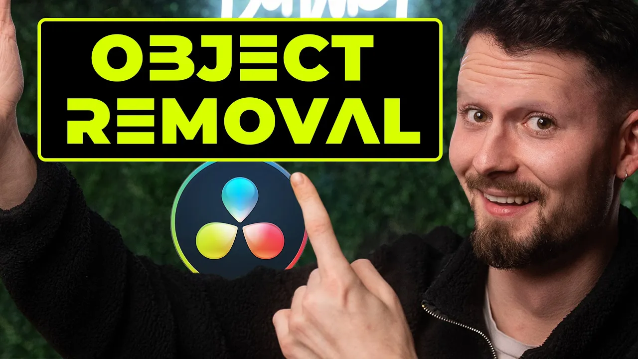 Outline Video HOW TO Remove any Object | Davinci Resolve 18 Tutorial