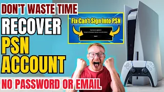 Recover Your PSN Account in 5 Minutes Without Email and Password 2025
