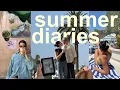 summer diaries a week in my life solo date bridal shoot fun lil trip
