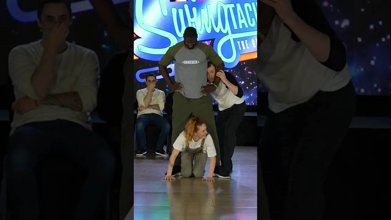 100% improvised 🤣🤣🤣 #improv #westcoastswing