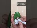 Stones converted into Dwarf gnome learn how to paint decorate your garden a cute gift