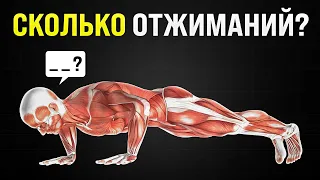 Сколько отжиманий в день нужно делать, чтобы НАКАЧАТЬ МЫШЦЫ?