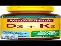 Nature Made Vitamin D3 K2 5000 IU 125 mcg Vitamin D Dietary Review