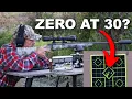 Can You REALLY Zero Your Rifle At 30 Yards