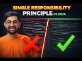 Single Responsibility Principle in Java One Class One Job SRP Explained for Beginners