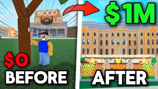 How Fast Can I Get To 1M In Lumber Tycoon 2 ROBLOX