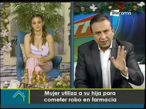 Mujer utiliza a su hija para cometer robo en farmacia