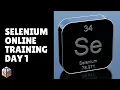 Selenium Online Training Day 1 Demo Session