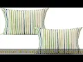 All Smiles Outdoor Green Throw Pillow Covers for Patio Bench Garden Porch Sunbrella Furnitures Sage