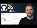 How to fix 404 page not found error GitHub Step By Step 2026