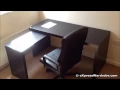 IKEA Malm Home Office Desk with Pull-out Panel