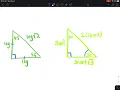Special Right Triangles Delta Math Help