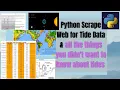 Tide Information Python Scrape Web for Tide Data