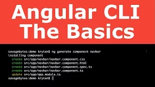 Angular CLI - The Basics