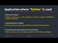 Fundamentals of Python Python For Numerical Analysis Thermodynamic Analysis and for CFD Simulation