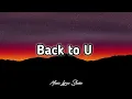 BACK TO U - SLANDER WILLIAM BLACK