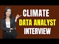 Climate Data Analyst Interview Questions and Answers 2025 Must Watch Before Your Interview
