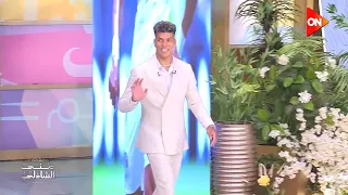 لحظة دخول إمام عاشور استوديو معكم منى الشاذلي دندنها
