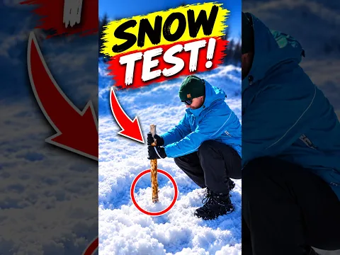 How to Make a Fire & Stove Out of Snow! 🔥❄️