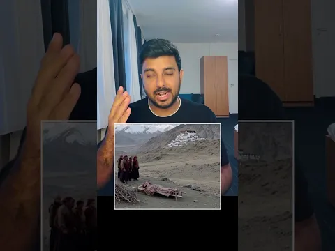 तिब्बती ऐसे करते है अंतिम संस्कार? |Sky Burial in Tibet #shorts #garudpuran