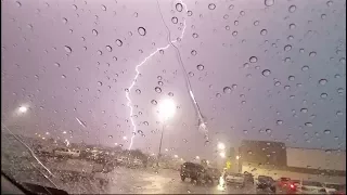 Thunderstorms at Walmart Montoursville PA 8 4 17