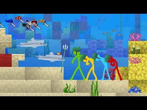 Download MP3 The Dolphin Kingdom - Animation vs. Minecraft Shorts Ep. 13