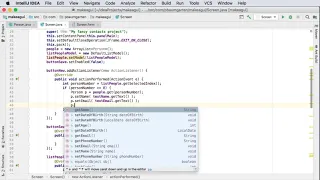 Java GUIs part 7 - JButton selection action