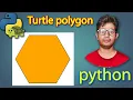 Python Turtle Draw polygon tutorial