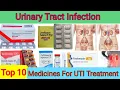 Top 10 medicines for UTI Urinary tract infection Symptoms Treatment and Dosage Antibiotic