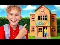 Download Lagu 24 hours in Cardboard SCHOOL!