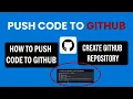 How to commit and push code to GitHub repository 2025 How to push code to GitHub using CMD