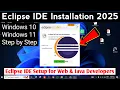 How to Install Eclipse on Windows 10 11 Step by Step 2025 Eclipse IDE for Java Developers