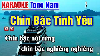Karaoke Chín Bậc Tình Yêu Tone Nam | Nhạc Sống Thanh Ngân (Âm Thanh Cực Chuẩn)