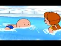 Caillou and Swimming Caillou Cartoon