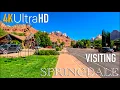 Springdale UT Zion NP Exploring Utah Travel Vlog 4K Ultra Relaxing Walk Nature