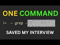 grep A Command That Helped Me Pass a Technical Interview and How I Still Use It Years Later