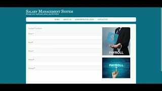 Java JSP And MySQL Project on Salary Management System