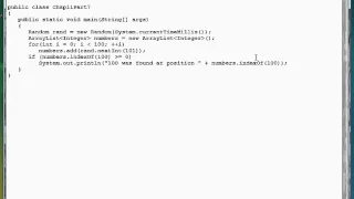 11 07 Searching An ArrayList