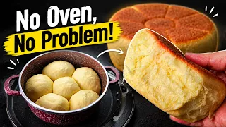 No Oven, No Problem! Super Soft & Fluffy Homemade Bread
