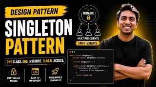 Singleton Design Pattern With Live Coding Example LLD Series