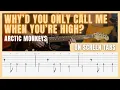 Download Lagu Why'd You Only Call Me When You're High? - Arctic Monkeys (Guitar Lesson/Tab)