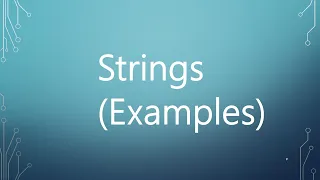 11 - Strings Examples in Python Arabic
