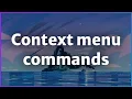 Discord bots context menu commands Python Hikari
