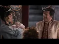Once Upon A Time 2x16 "The Miller's Daughter" Princess Cora presents Baby Regina to the Kingdom