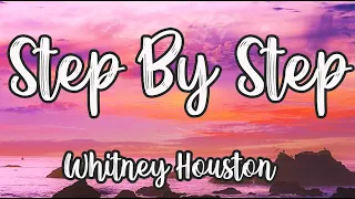 whitney houston step by step lyrics 
