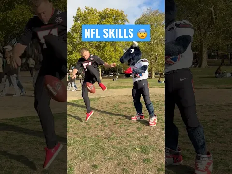 Houston Texans Toro REACTS to World Champion Freestyle Footballer - Andrew Henderson !!!