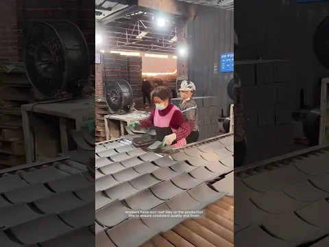 Precision Crafting on the Roof Tile Line